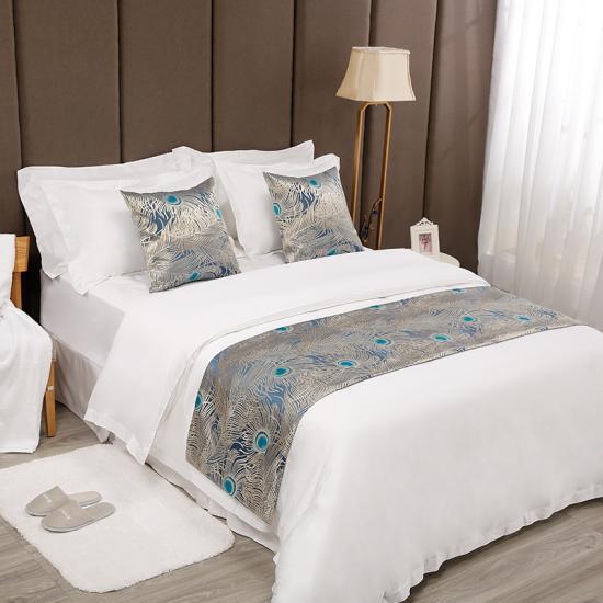 Lenço decorativo de cama para quarto de casamento de hotel